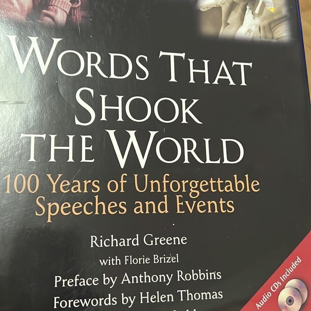 WORDS THAT SHOOK THE WORLD RICHARD GREENE WITH FLORIE BRIZEL BOOK - Picture 4 of 7